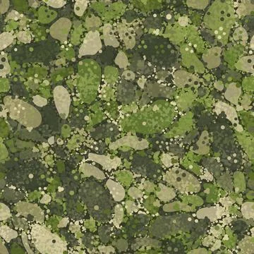 Camouflage pattern background. Classic clothing style masking camo repeat print Stockillustratie