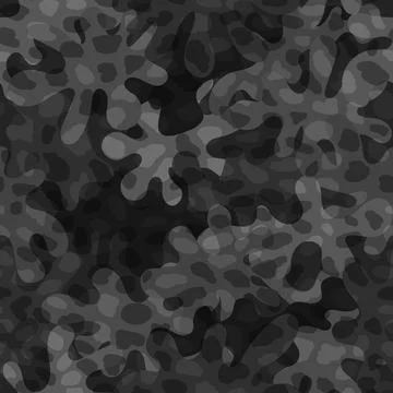 Camouflage pattern background. Classic clothing style masking camo repeat print Stock Illustration
