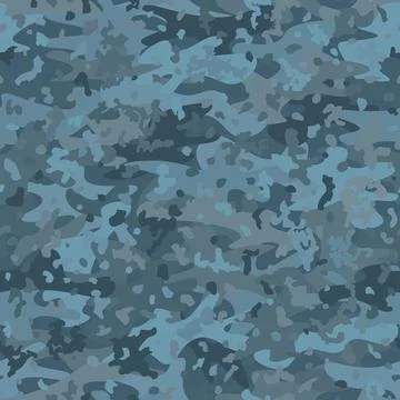 Camouflage pattern background. Classic clothing style masking camo repeat print Illustrazione stock