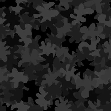 Camouflage pattern background. Classic clothing style masking camo repeat print Stock Illustration