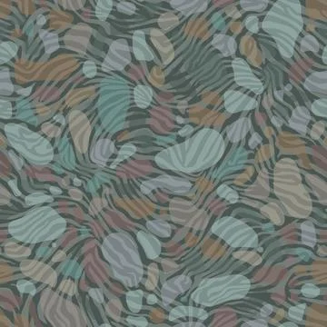 Camouflage pattern background. Classic clothing style masking camo repeat print Stockillustratie