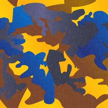 Camouflage pattern background clothing print, repeatable camo Illustrazione stock
