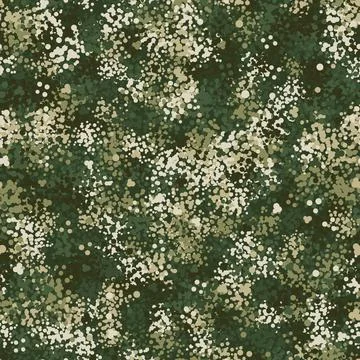 Camouflage pattern background. Modern clothing style masking camo repeat print Illustrazione stock