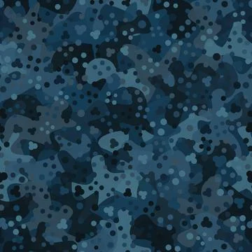 Camouflage pattern background. Modern clothing style masking camo repeat print Illustrazione stock