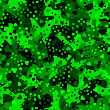 Camouflage pattern background. Modern clothing style masking camo repeat print Stock Illustration