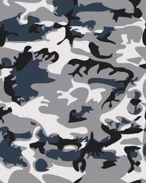 Camouflage pattern background seamless Camo vector illustration Stock Illustration