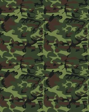 Camouflage pattern background seamless Camo vector illustration Stock Illustration