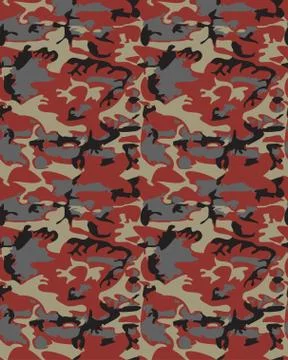Camouflage pattern background seamless Camo vector illustration Stock Illustration