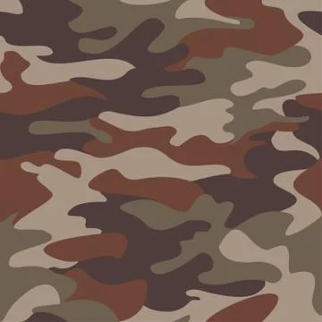 Camouflage pattern background seamless clothing print, repeatable 스톡 일러스트