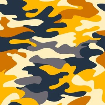 Camouflage pattern background seamless clothing print, repeatable 스톡 일러스트
