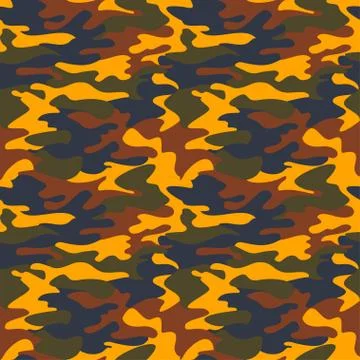 Camouflage pattern background seamless clothing print, repeatable 스톡 일러스트