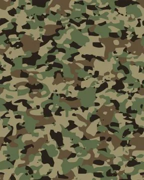 Camouflage pattern background seamless Stock Illustration