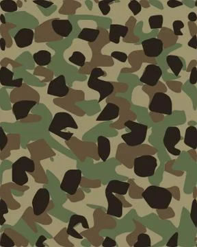 Camouflage pattern background seamless Stock Illustration