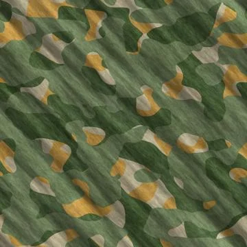Camouflage pattern background seamless illustration. Classic clothing style Illustrazione stock