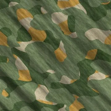 Camouflage pattern background seamless illustration. Classic clothing style Stock Illustration