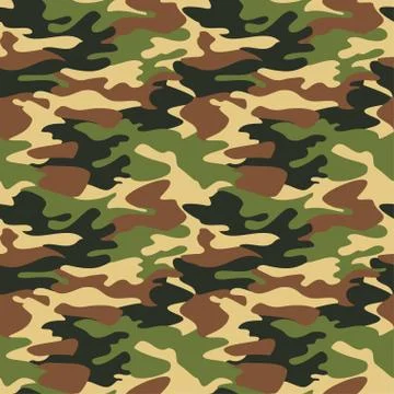 Camouflage pattern background seamless Stock Photos