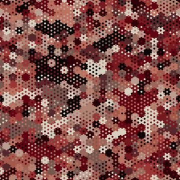 Camouflage pattern background. Urban clothing style masking camo repeat print Stock Illustration