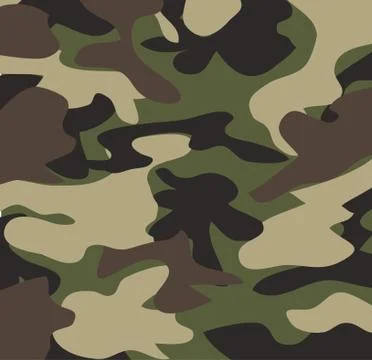 Camouflage pattern background vector illustration Stock Illustration