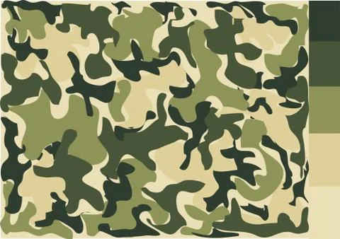 Camouflage pattern design Illustrazione stock