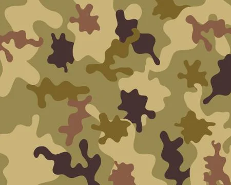 Camouflage pattern Stock Illustration