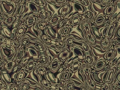 Camouflage Pattern Stock Illustration