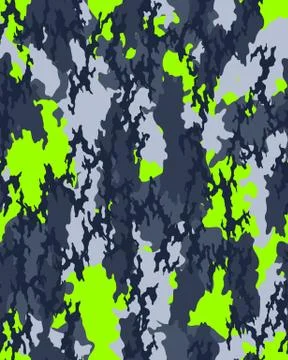 Camouflage pattern, seamless Stock Illustration