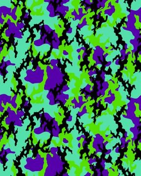Camouflage pattern, seamless Stock Illustration
