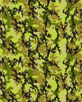 Camouflage pattern, seamless Stock Illustration