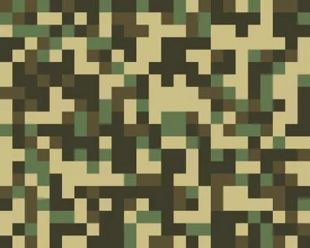 Camouflage pattern, Seamless Stock Illustration
