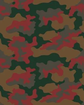 Camouflage pattern, seamless illustration Stock Illustration