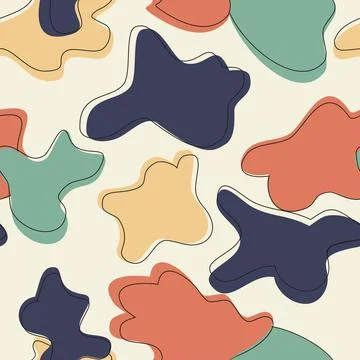 Camouflage pattern vector illustration. Graphic design typography, website,.. Stock Illustration