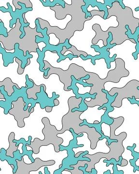 Camouflage pattern.Seamless Stock Illustration