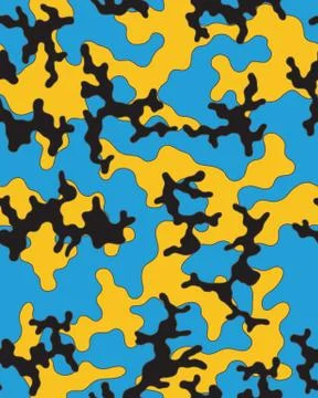 Camouflage pattern.Seamless Stock Illustration