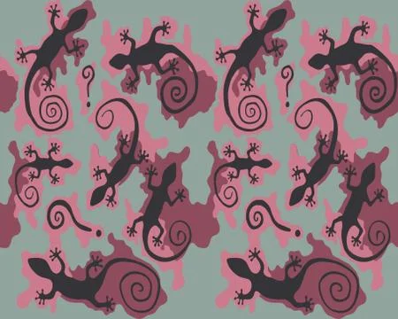 Camouflage pattern.Seamless Stock Illustration