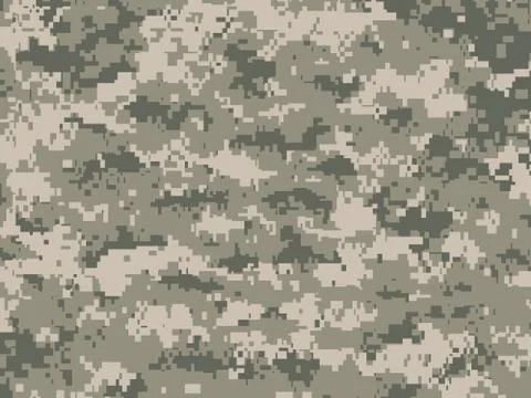 Camouflage pixels Stock Illustration