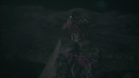 Camouflage robot soldier conversation in command radio 01 Stock Footage 246618508