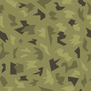 Camouflage seamless military pattern Stock Illustration