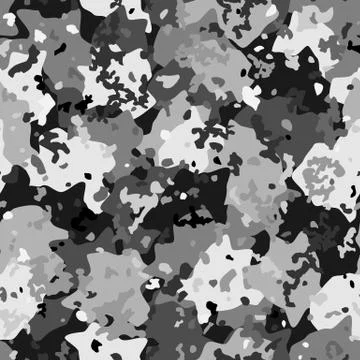 Camouflage seamless pattern background. Classic clothing masking camo print Иллюстрация