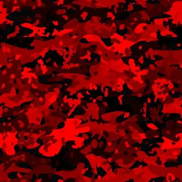 Camouflage seamless pattern background. Classic clothing masking camo print Stockillustratie