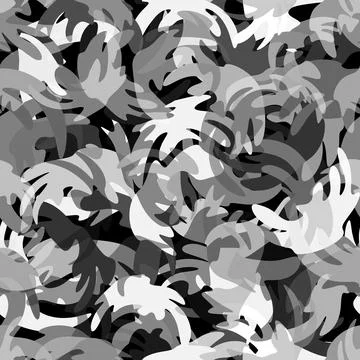 Camouflage seamless pattern background. Classic clothing masking camo print Stockillustratie