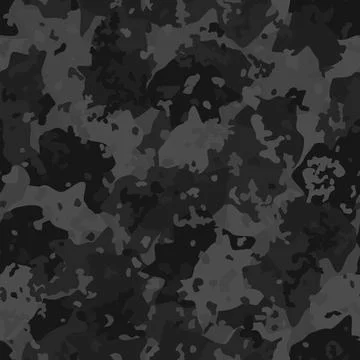 Camouflage seamless pattern background. Classic clothing masking camo print Stockillustratie