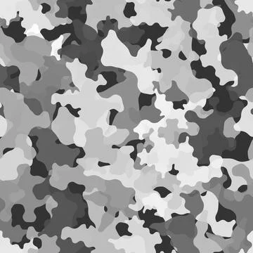 Camouflage seamless pattern background. Classic clothing masking camo print Stock Illustration