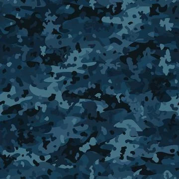 Camouflage seamless pattern background. Classic clothing masking camo print 스톡 일러스트