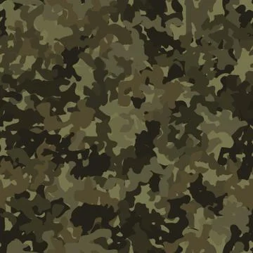 Camouflage seamless pattern background masking camo repeat print Иллюстрация