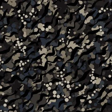 Camouflage seamless pattern background masking camo repeat print イラスト素材