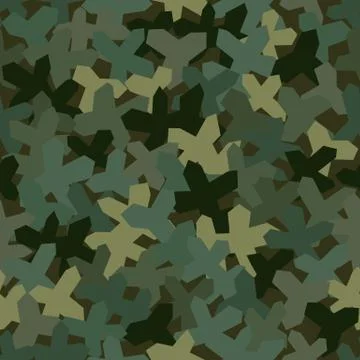 Camouflage seamless pattern background masking camo repeat print Illustrazione stock