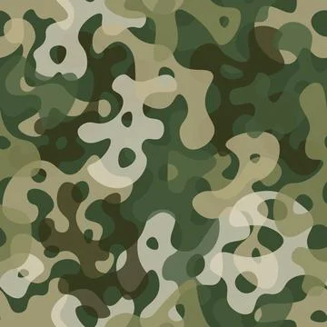 Camouflage seamless pattern background masking camo repeat print 스톡 일러스트