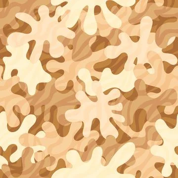 Camouflage seamless pattern background masking camo repeat print Stock Illustration