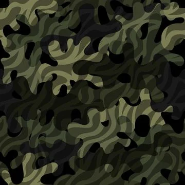 Camouflage seamless pattern background masking camo repeat print 스톡 일러스트