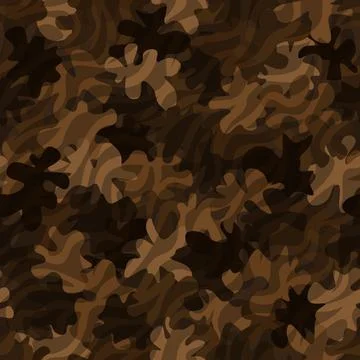 Camouflage seamless pattern background masking camo repeat print Stockillustratie